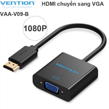 HDMI ra VGA adapter 20Cm Vention VAA-V09-B 1080P - Phụ Kiện Điện Tử Việt Nam