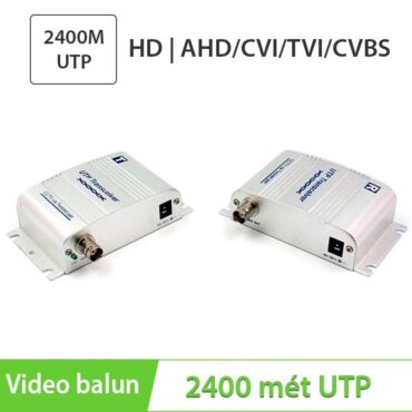Video UTP Balun 2400 mét hỗ trợ HD AHD CVI TVI CVBS YJS-301 - Phụ Kiện Điện Tử Việt Nam
