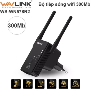 Bộ kích sóng Wifi repeater 300Mbps Wavlink WS-WN578R2 - Phụ Kiện Điện Tử Việt Nam