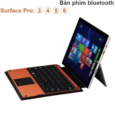 Bàn phím Surface Pro 3 4 6 2017 BOW WSP328- Mặt sần chống bám vân tay (màu cam) - Phụ Kiện Điện Tử Việt Nam
