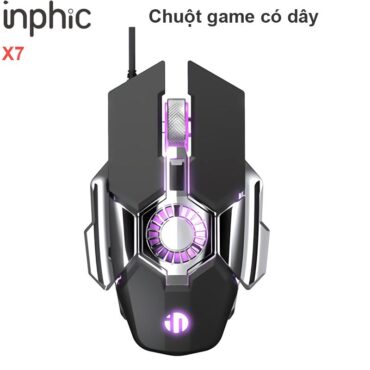 Chuột game có dây 7200DPI đèn LED Fan tản nhiệt Inphic X7 - Phụ Kiện Điện Tử Việt Nam