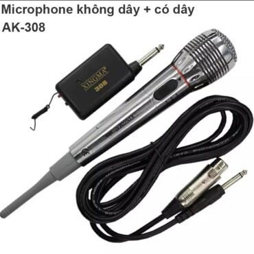 Micro không dây có dây Xingma AK-308 - Phụ Kiện Điện Tử Việt Nam