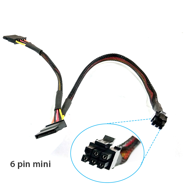 cap nguon 6pin ra 2 sata cho dell dong bo