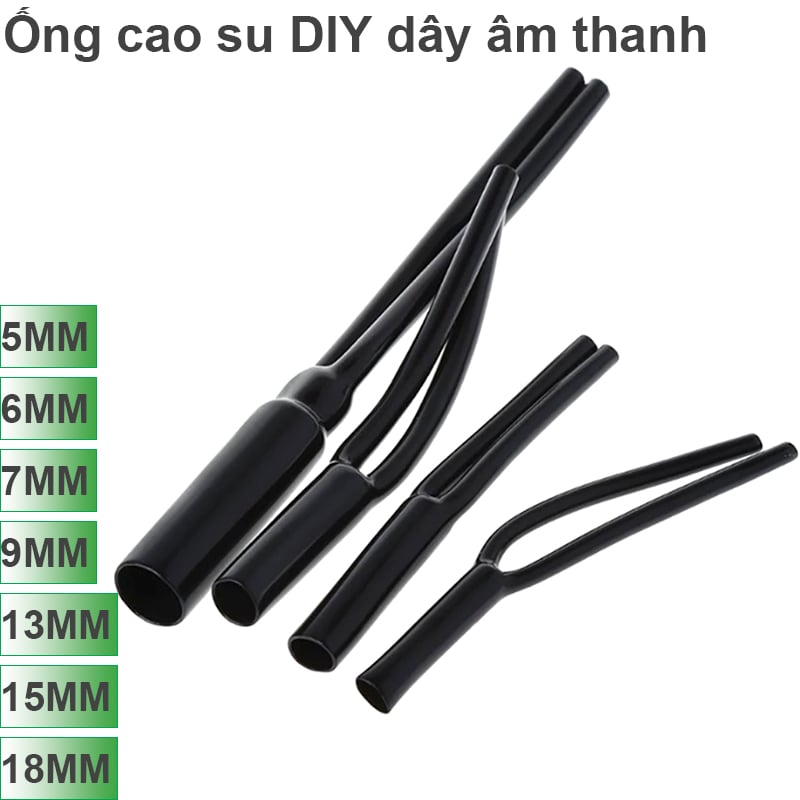 ong cao su chi day am thanh