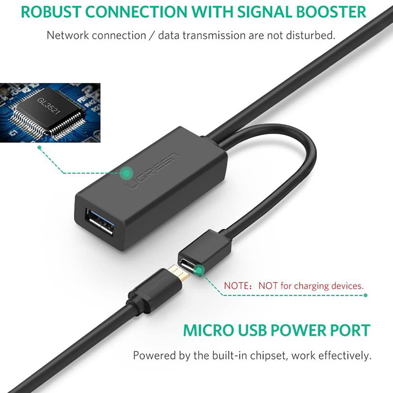 usb 3.0 noi dai 5 met và 10 met ugreen