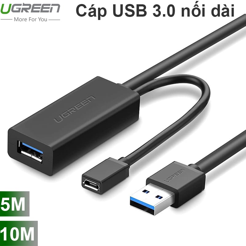 usb 3.0 noi dai 5 met và 10 met ugreen