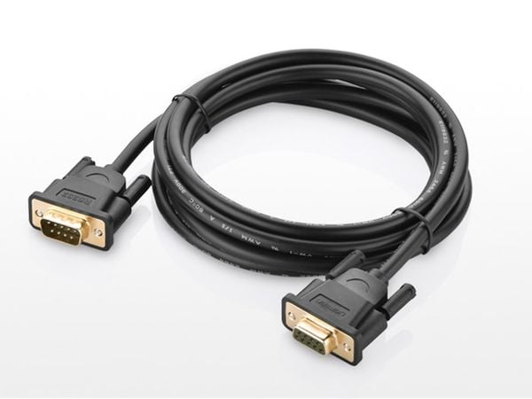 Cáp RS232 DB9 COM9 nối thẳng 1 đầu cái 1 đầu đực male - female UGREEN 1.5M 2M 3M 5M - Phụ Kiện Điện Tử Việt Nam