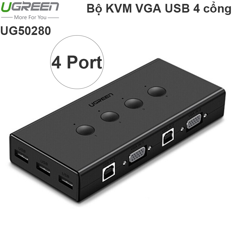 kvm 4 port vga ugreen 50280