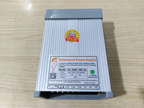 Nguồn LED ngoài trời 12V-34A 400W cho Camera Bảng điện tử LED Biển quảng cáo Changylian CL-A-400-12 - Phụ Kiện Điện Tử Việt Nam