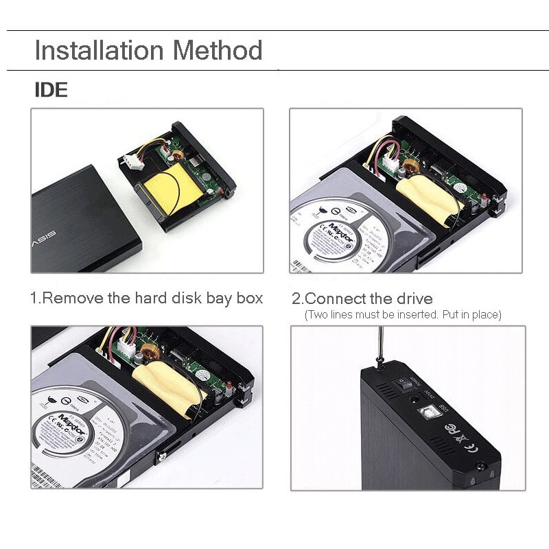 hdd box ide sata acasis ba-06usi