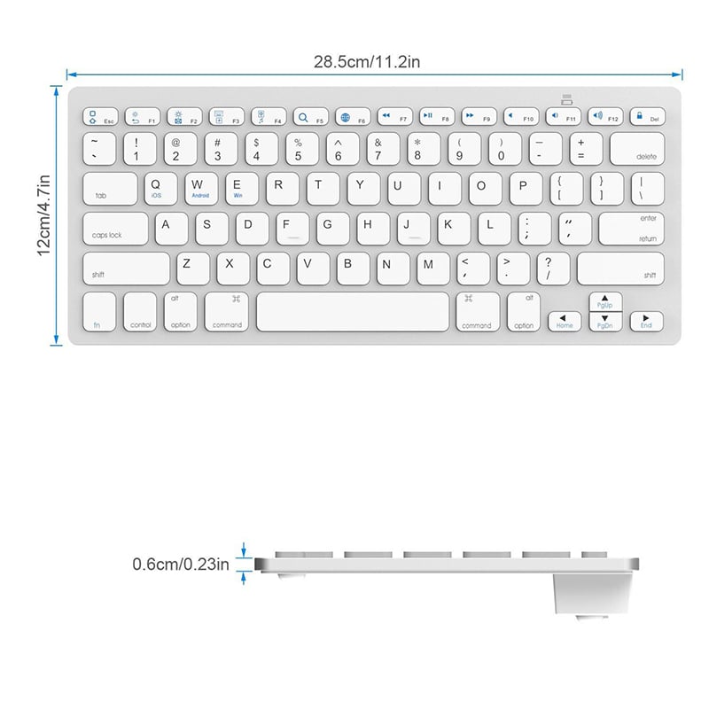 ban phim bluetooth sieu mong