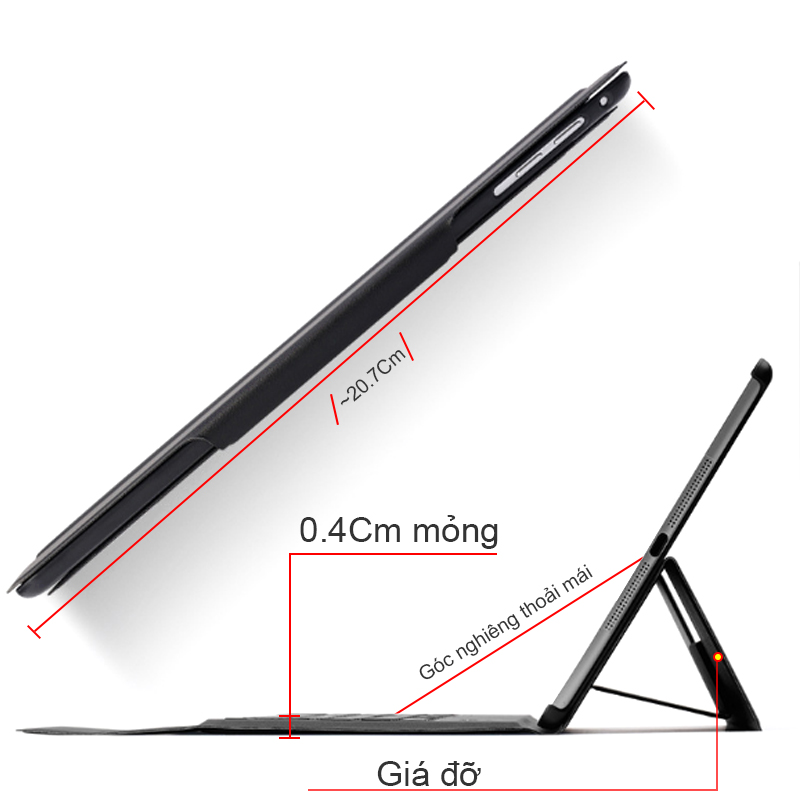 ban phim bao da cho ipad mini 4 -5