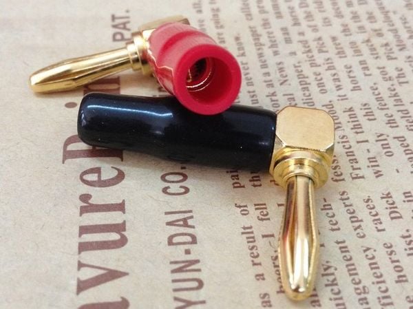 Rắc Audio bắp chuối bẻ góc 90 độ (1 chiếc) - Phụ Kiện Điện Tử Việt Nam