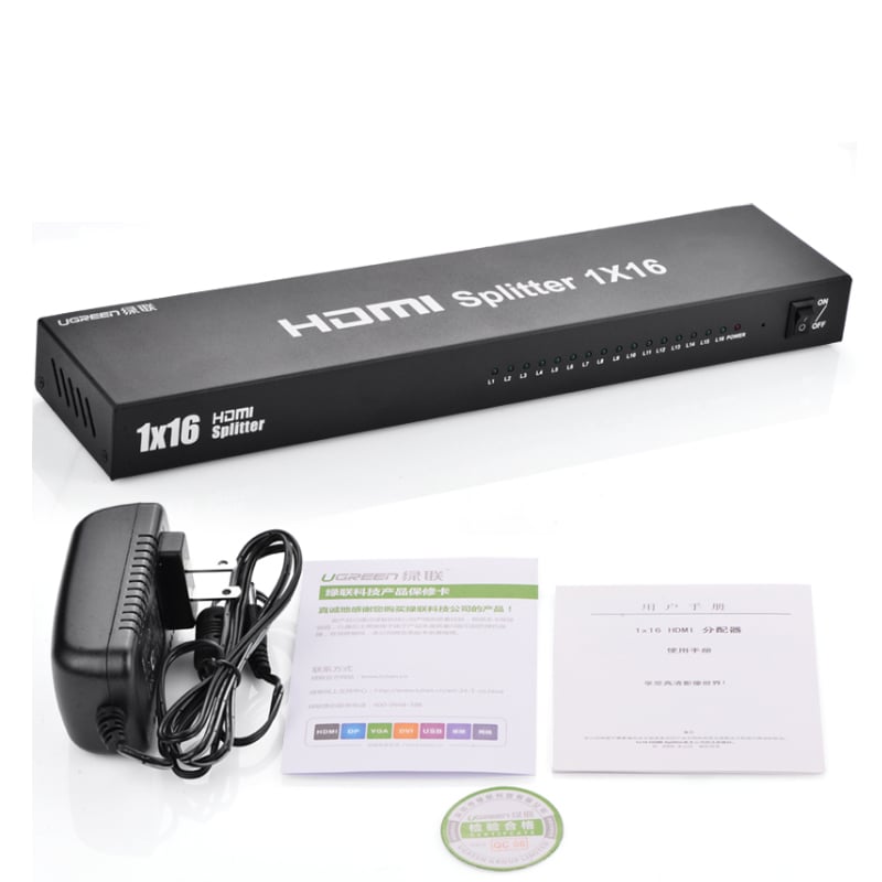 bo chia hdmi 1 ra 16 cong Ugreen 40218