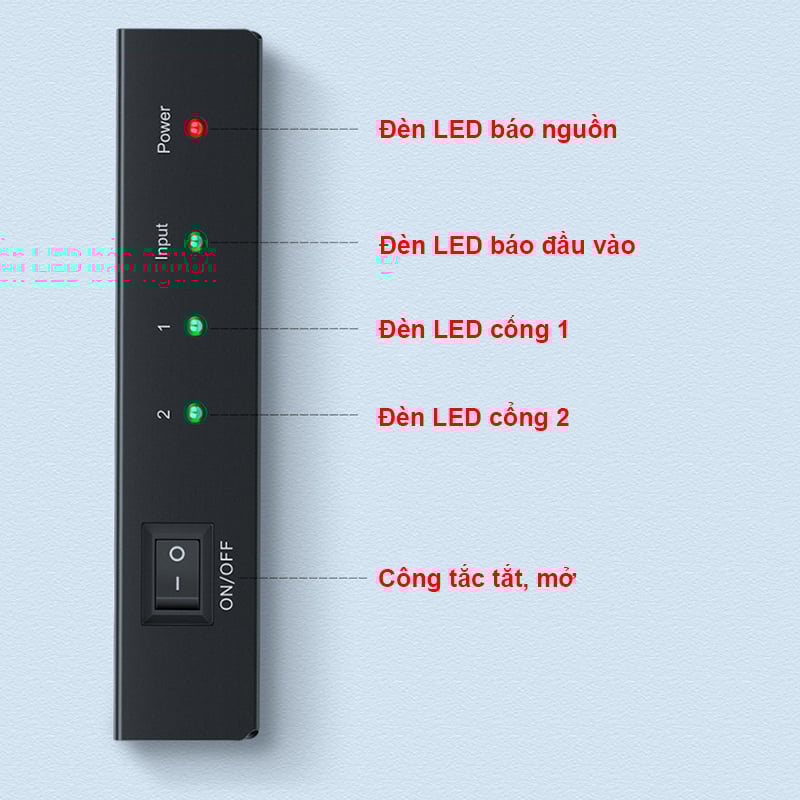 bo chia hdmi 1 ra 2 ugreen 40201