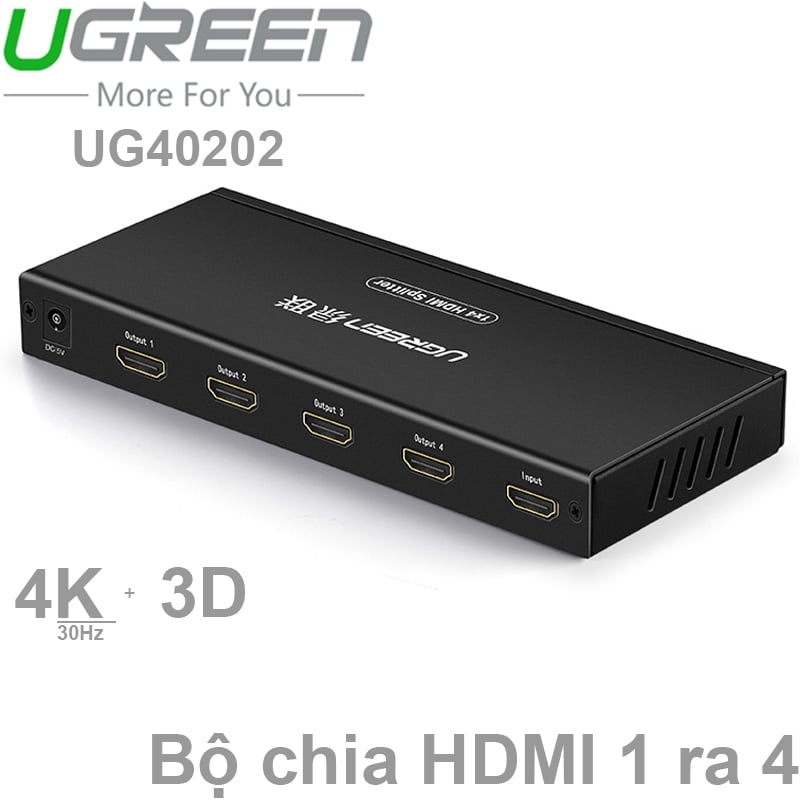 bo chia hdmi 1 ra 4 ugreen 40202