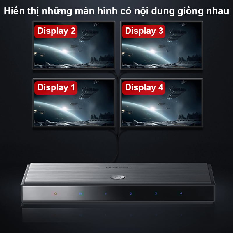ugreen 50708 bo chia hdmi 2.0 4 cong