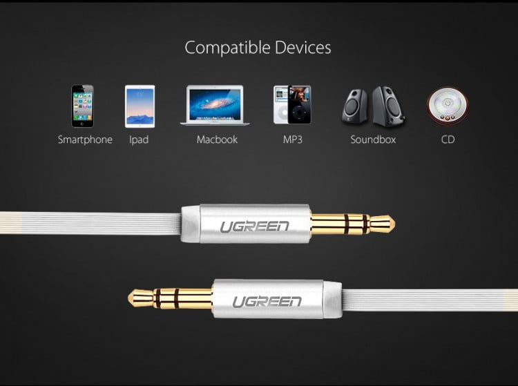 cap 3,5mm aux ugreen