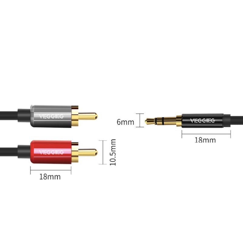 cap 3.5mm ra 2 av rca veggieg