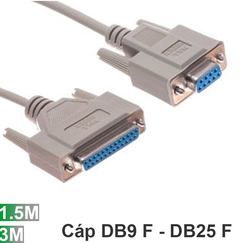cap db9 cai sang db 25 cai
