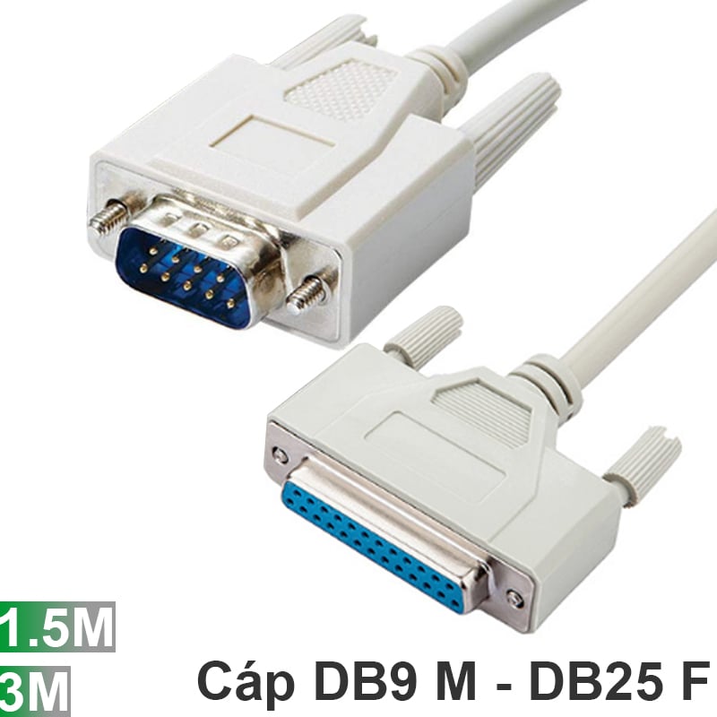cap chuyen db9 duc sang db25 cai
