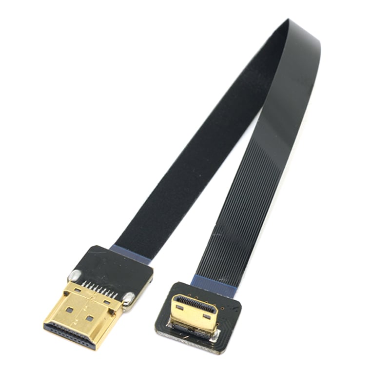 cáp mini HDMI sang HDMI sieu mỏng ruybang