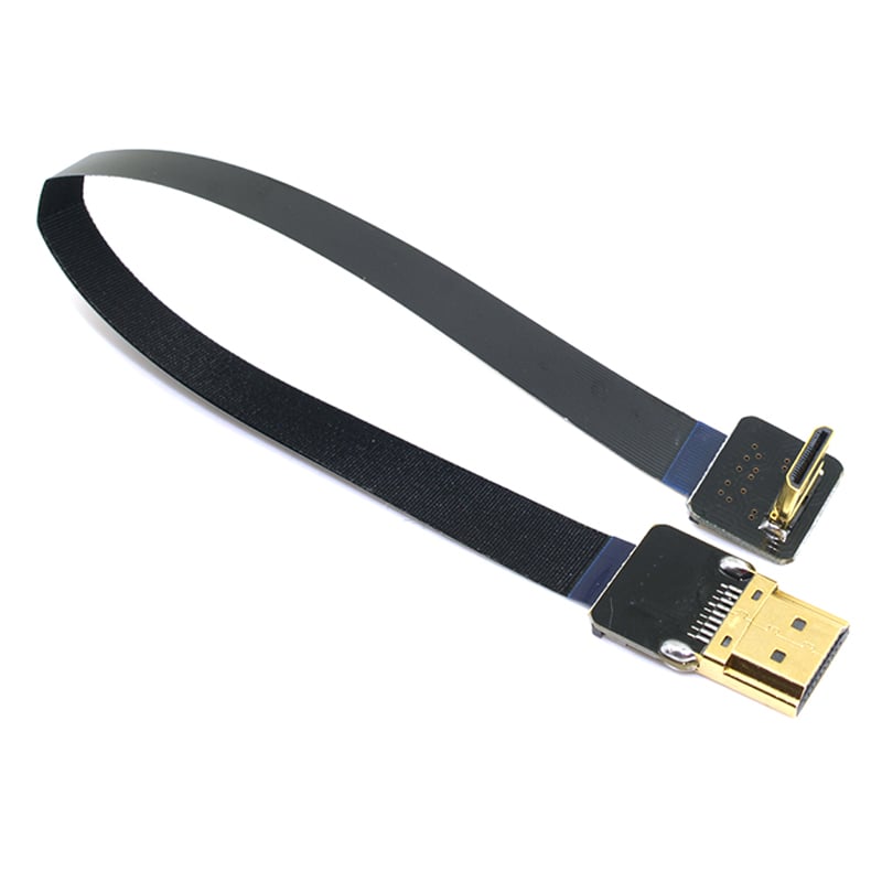 cáp mini HDMI sang HDMI sieu mỏng ruybang