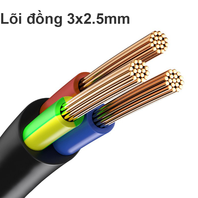 Cáp nguồn C19 C120 - Cáp nguồn UPS - DPU C20 C19 3x2.5mm 10A-250V 1 mét 1.8 mét 3 mét - Phụ Kiện Điện Tử Việt Nam