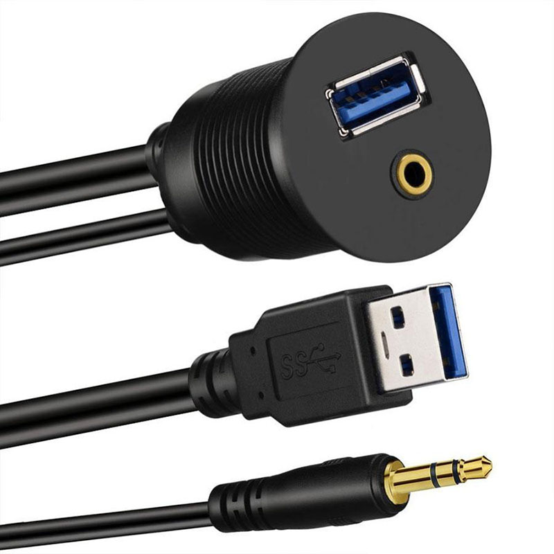 cap noi dai usb 3.0 + audio 1 met lap bang dieu khien