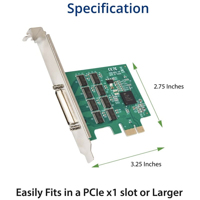 cac pci-e sang 8 cong rs232 iocrest