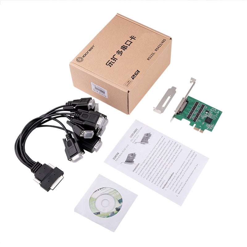 cac pci-e sang 8 cong rs232 iocrest