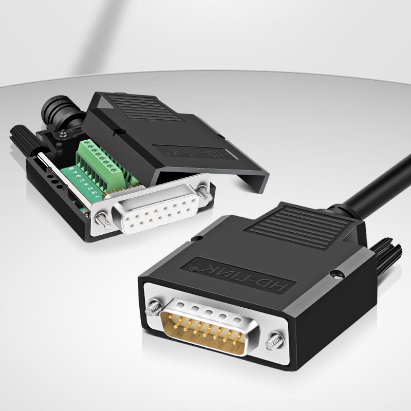 dau bam cap db15 duc male hdlink