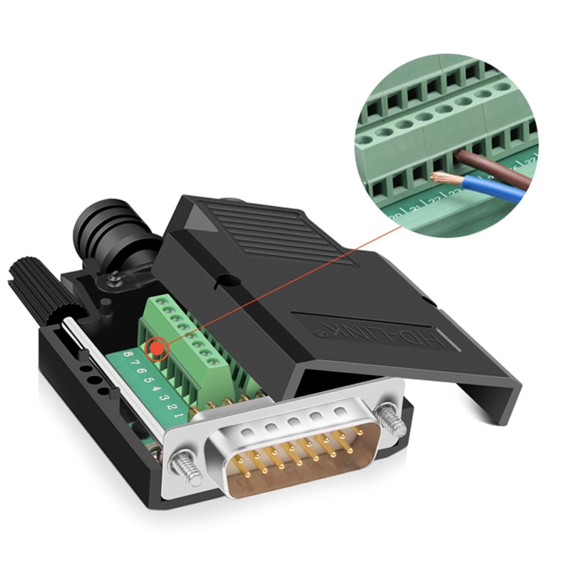 dau bam cap db15 hdlink