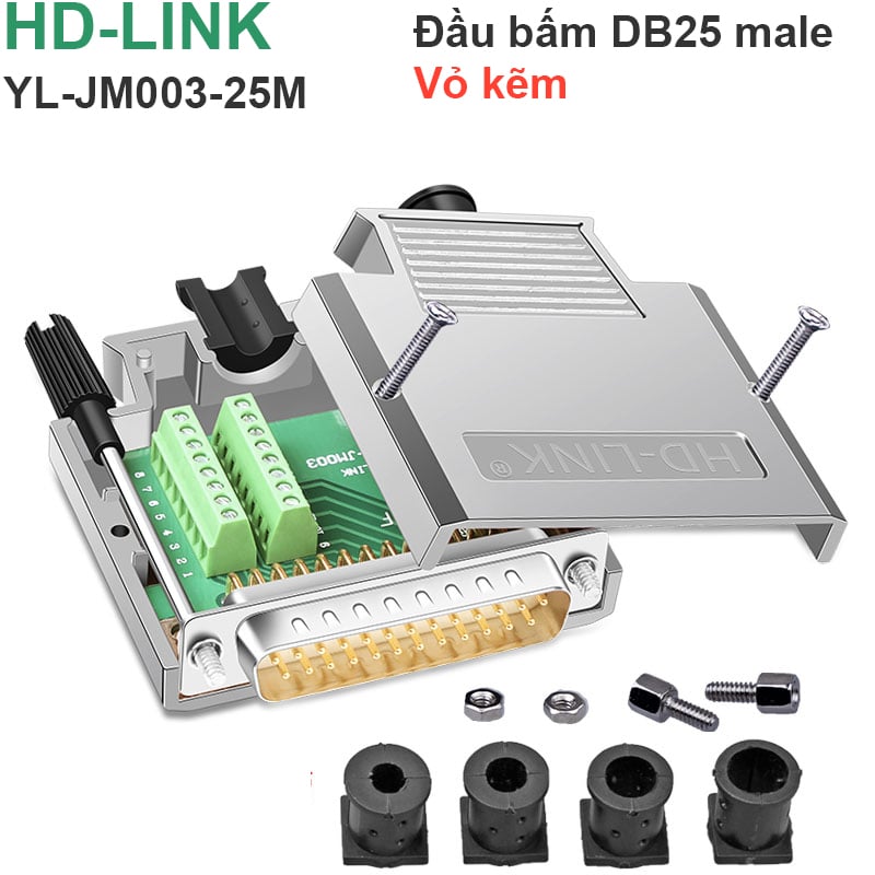 dau bam cap db25 male hdlink