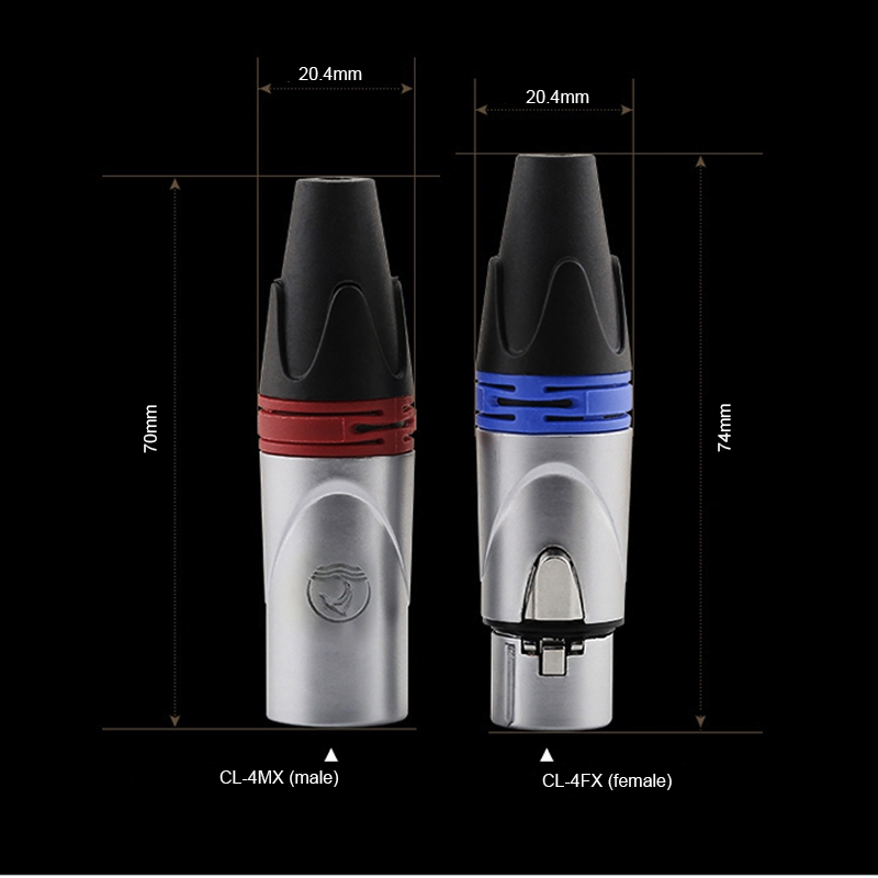 dau han XLR 4pin