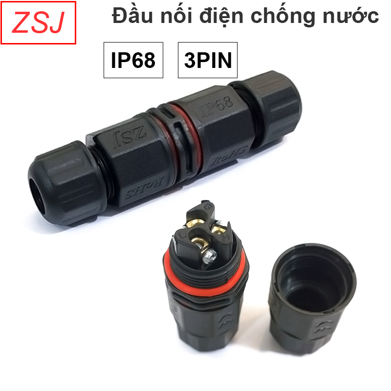 dau noi cap dien chong nuoc ngoai troi