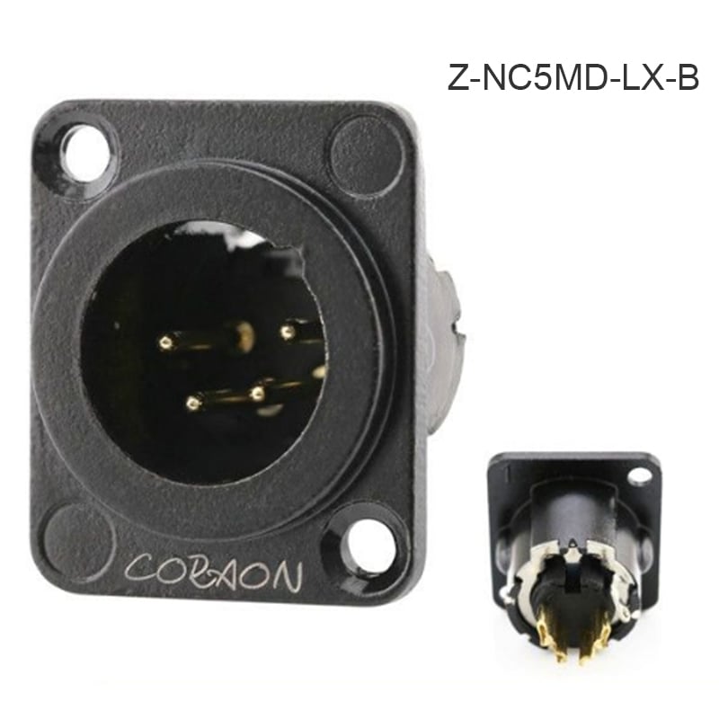 dau han jack xlr 4pin coraon Z-NC4MD-LX-B