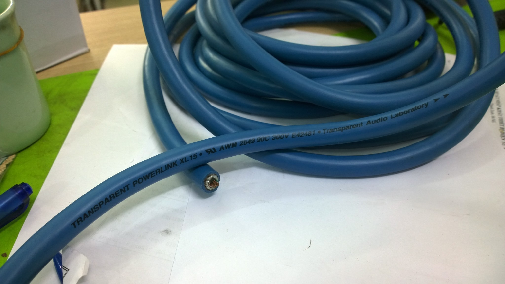 cap nguon am thanh usa transparent powerlink