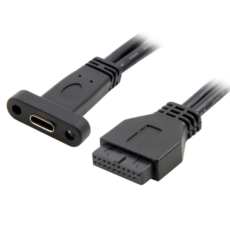 cap usb 3.0 20 pin ra usb-c