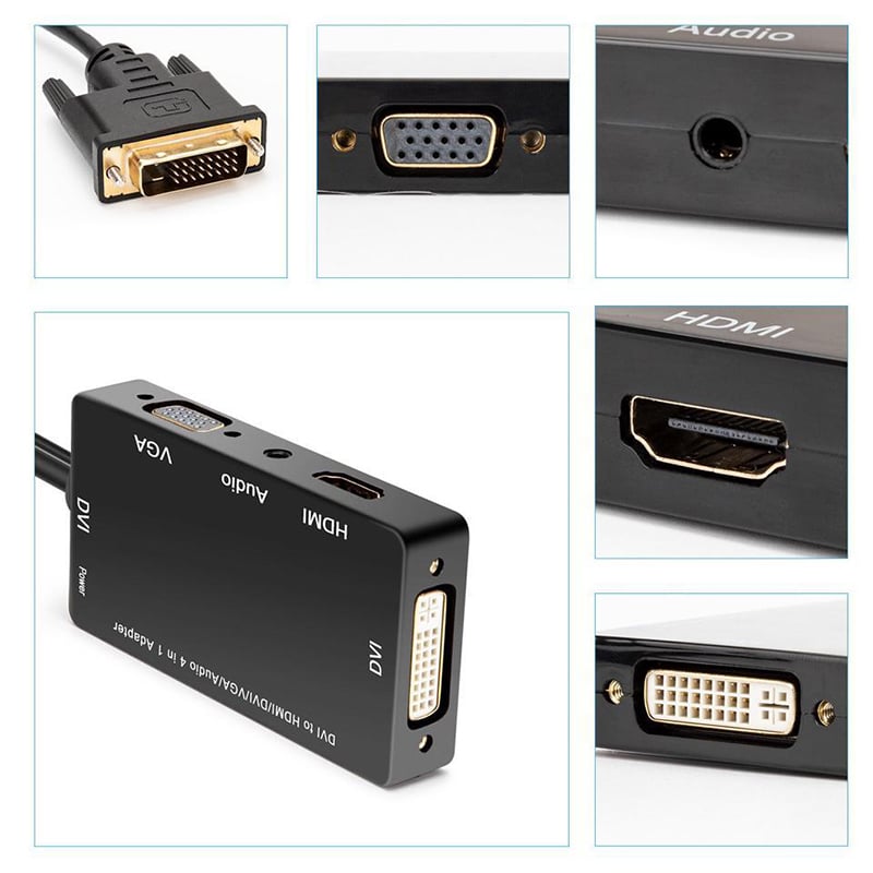 DVI ra hdmi vga dvi audio cabledeconn