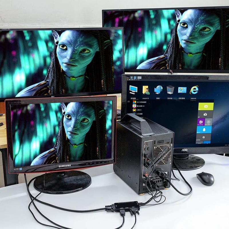 DVI ra hdmi vga dvi audio cabledeconn