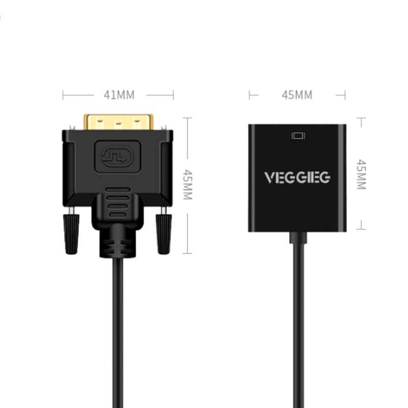 dvi sang vga conver veggieg d-v1b