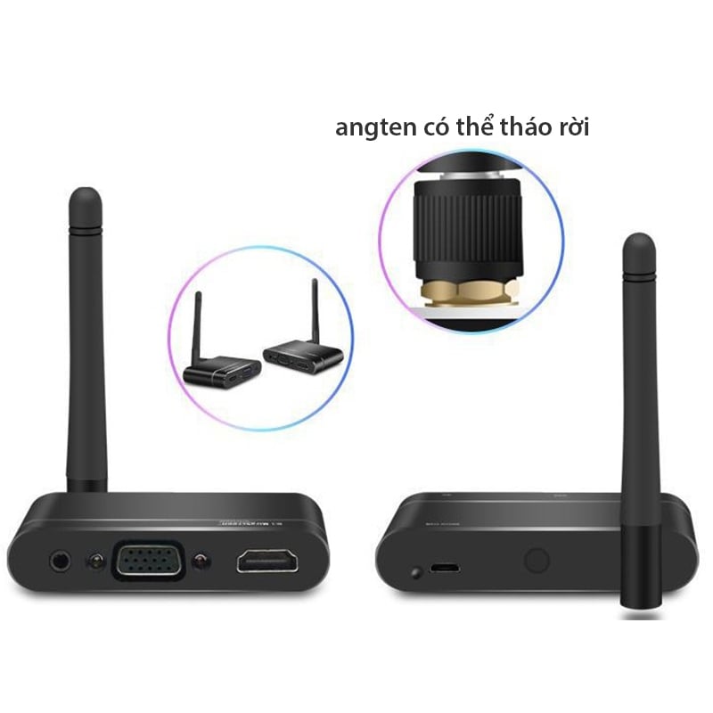 miracast x6w hdmi vga khong day