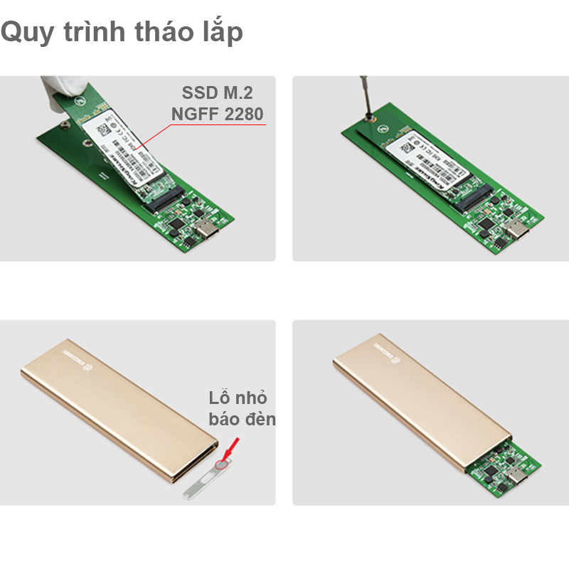 kingshare SSD box M.2 NGFF 2280
