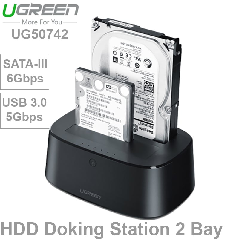 ugreen 50742 hdd doking 2 bay sata iii