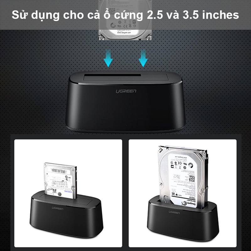 hdd docking station 1 khay ugreen 50740