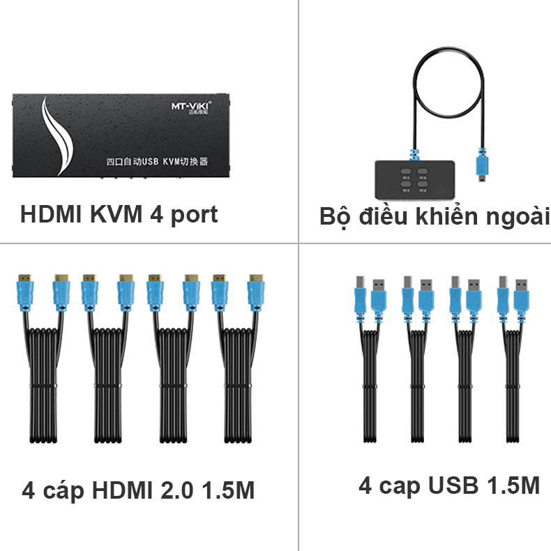 hdmi kvm switch 4 port mt-viki mt-hk401