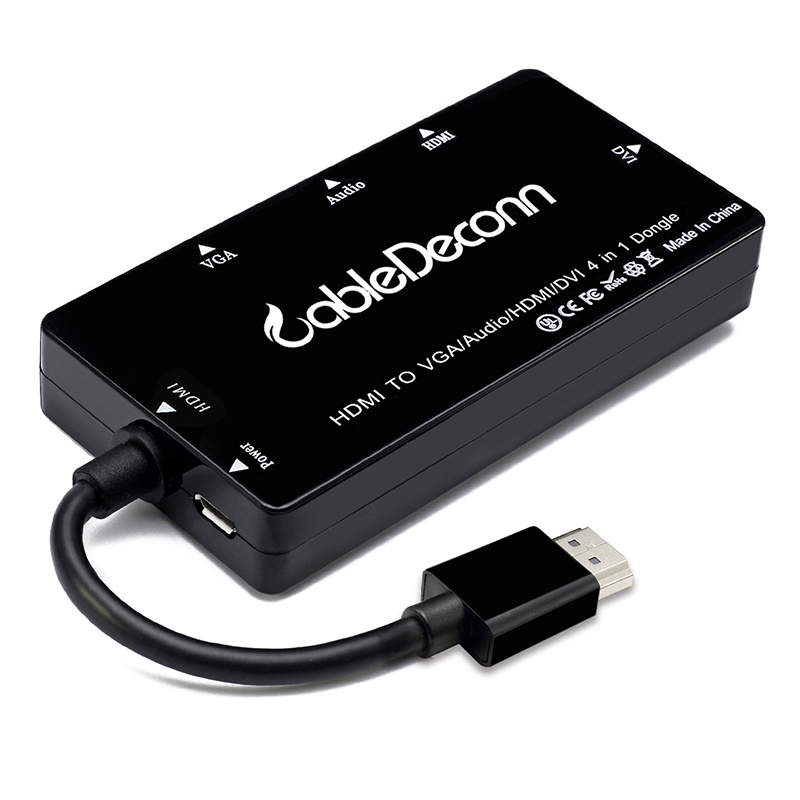 hdmi ra hdmi vga dvi audio 3.5mm cabledeconn