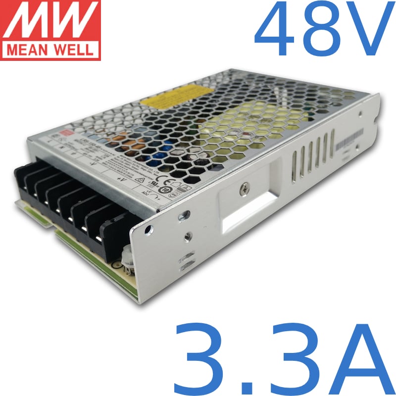 Nguồn DC LED 48V 3.3A 150W Meanwell LRS-150-75 Đài Loan