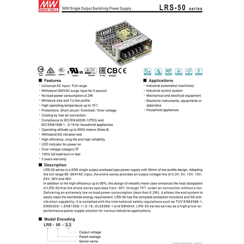 bo nguôn tong LED to ong meanwell lrs-50-24